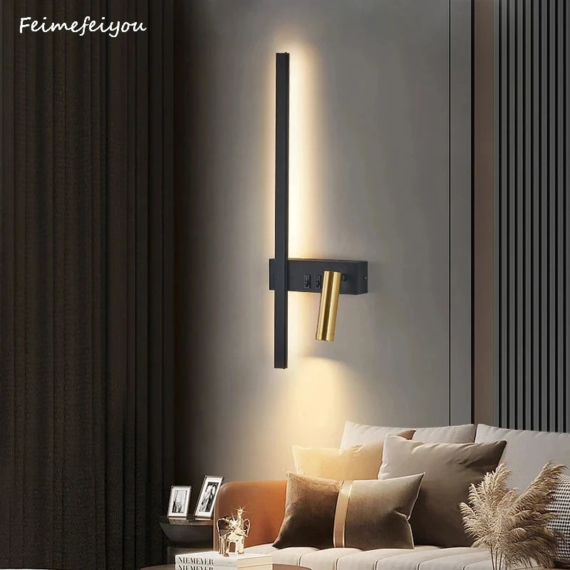 Nordic Wall Lamps Modern Led Lights For Room Home Decoration Interior Bedside Lamp Living Room Sofa Background Wall Sconce Lamps